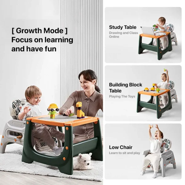 BC Babycare Kursi Makan Bayi Portable Baby High Chair Meja Lipat - Image 6
