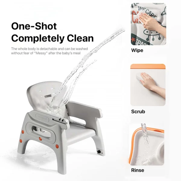 BC Babycare Kursi Makan Bayi Portable Baby High Chair Meja Lipat - Image 3