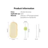 Sakumini Silicone Straw Set Sedotan Silikon Cincin Karakter Kelinci - Image 7