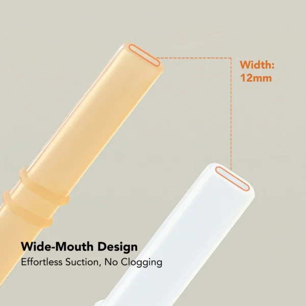 Sakumini Silicone Straw Set Sedotan Silikon Cincin Karakter Kelinci - Image 4
