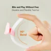 Sakumini Silicone Straw Set Sedotan Silikon Cincin Karakter Kelinci - Image 6