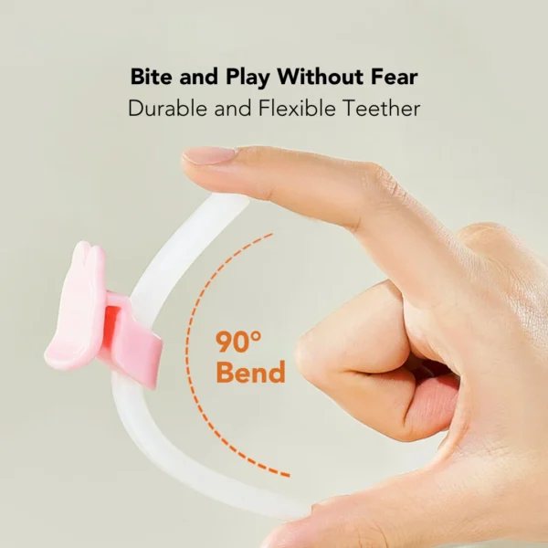Sakumini Silicone Straw Set Sedotan Silikon Cincin Karakter Kelinci - Image 6