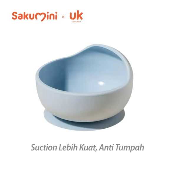 Sakumini Silicone Suction Bowl Mangkuk Silikon Training Anak