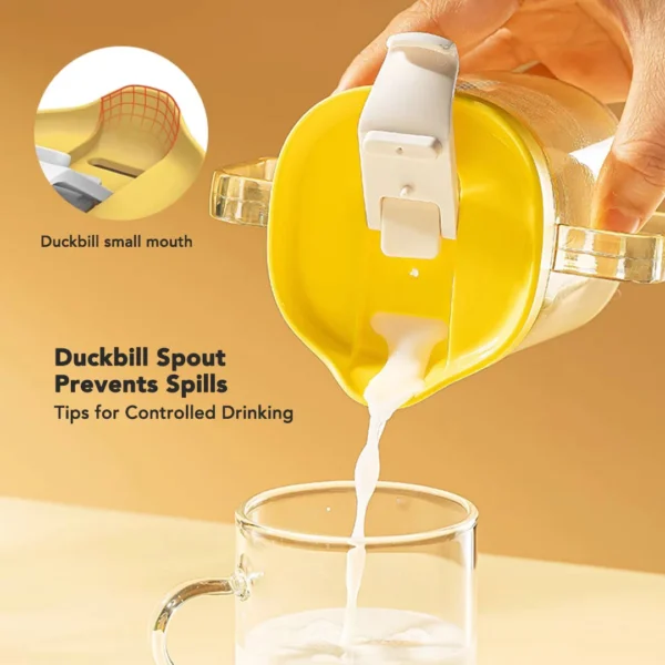 Sakumini 2in1 PPSU Training Duckbill Straw Cup Gelas Minum Sedotan Anak - Image 3