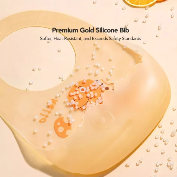 Sakumini Silicone Bib Baby Celemek Makan Bayi Anak Balita Mpasi - Image 5