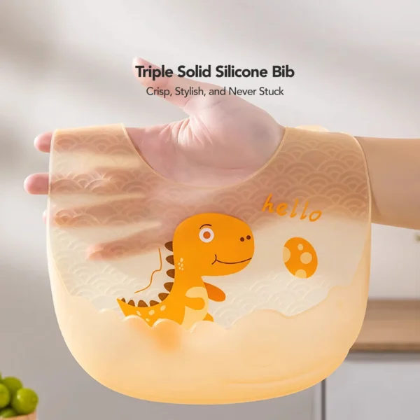 Sakumini Silicone Bib Baby Celemek Makan Bayi Anak Balita Mpasi - Image 6