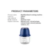 Sakumini Blender Multifungsi Chopper Grinder Pisau Stainless Steel Penggiling Penghalus Mpasi - Image 7