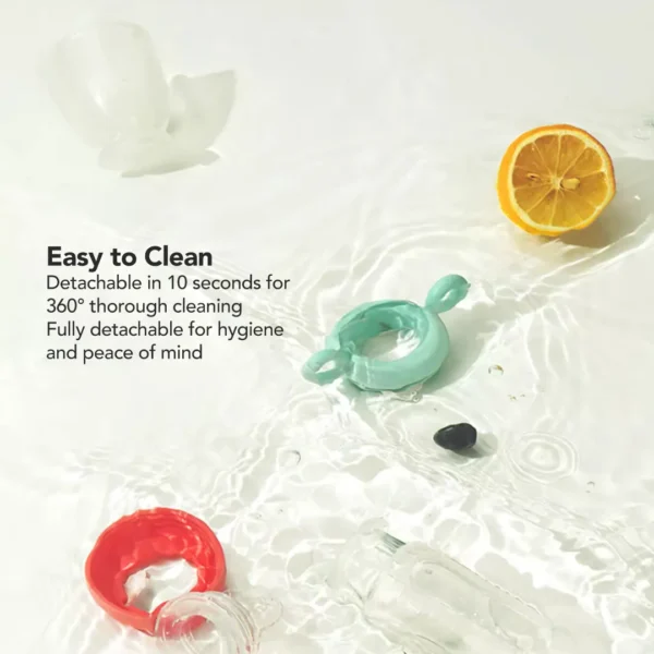 Sakumini Squeeze Spoon Fruit Teether Feeder Silicone Sendok Makan Bayi - Image 4