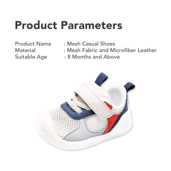Sakumini Sepatu Toddler Prewalker Kasual Slip On Sneaker Unisex Anak - Image 9