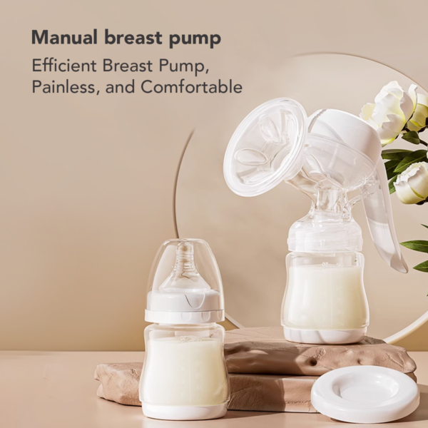 Sakumini Pompa Asi Manual Breast Pump Portable Anti Backflow Hisap Kuat - Image 2