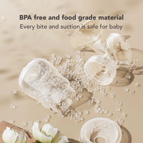 Sakumini Pompa Asi Manual Breast Pump Portable Anti Backflow Hisap Kuat - Image 3