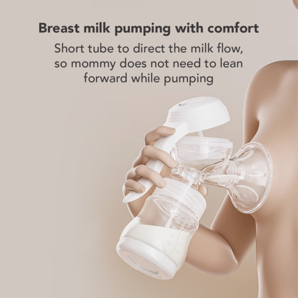 Sakumini Pompa Asi Manual Breast Pump Portable Anti Backflow Hisap Kuat - Image 4