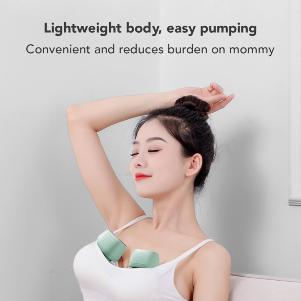 Sakumini Pompa Asi Elektrik Hands Free Wearable Breast Pump Smart Display Rechargeable - Image 2