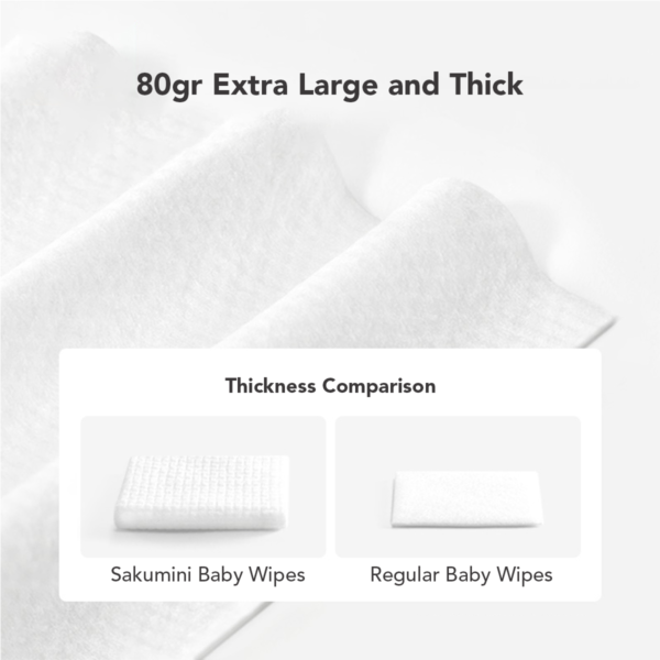 Sakumini Tisu Basah Bayi Wet Tissue Baby Wipes Hand Mouth Facial Tisu Wajah Lembut 20pcs - Image 4