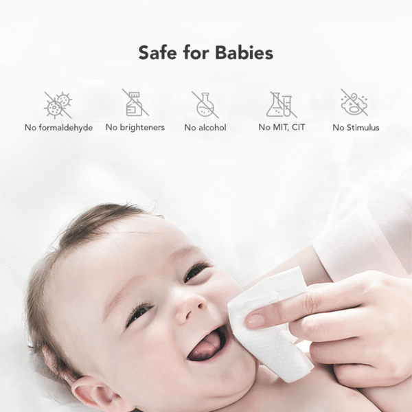 Sakumini Tisu Basah Bayi Wet Tissue Baby Wipes Hand Mouth Facial Tisu Wajah Lembut 20pcs - Image 6
