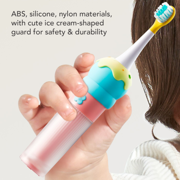 Sakumini 3IN1 Electric Toothbrush Sikat Gigi Gusi Sensitif Elektrik Anak Lembut Waterproof Rechargeable - Image 3