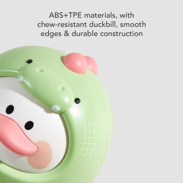 Sakumini Mainan Edukasi Boneka Goyang Anak Bayi Tumbler Duck Rattle Head Up Training - Image 2