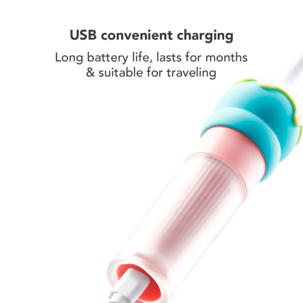 Sakumini 3IN1 Electric Toothbrush Sikat Gigi Gusi Sensitif Elektrik Anak Lembut Waterproof Rechargeable - Image 8