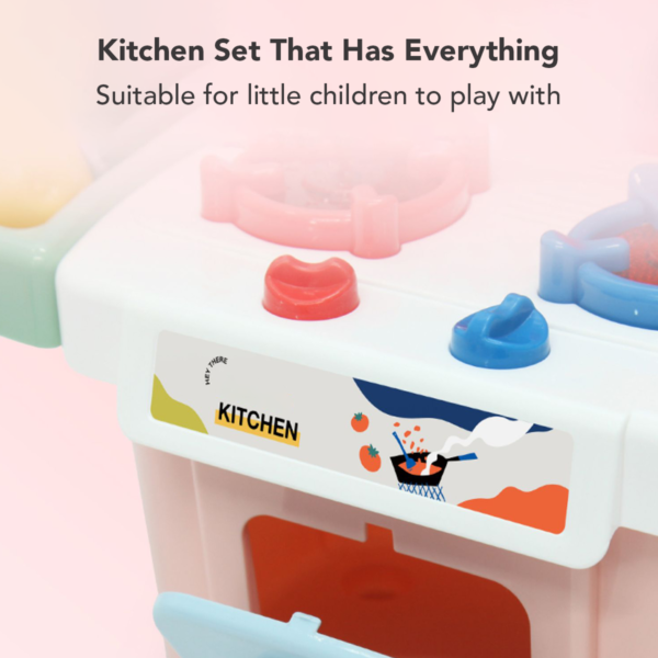 Sakumini Cooking Mini Kitchen Set Toys Mainan Edukasi Masakan Anak - Image 8