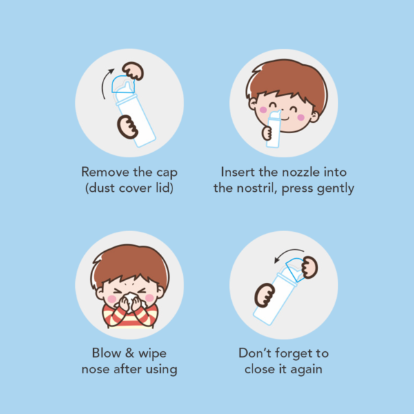 Sakumini Nose Hygiene And Comfort Nasal Spray Semprotan Pembersih Hidung Anak 60ml - Image 4