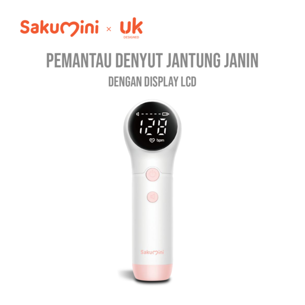 Sakumini Alat Deteksi Jantung Janin Fetal Doppler Heart Rate Monitor