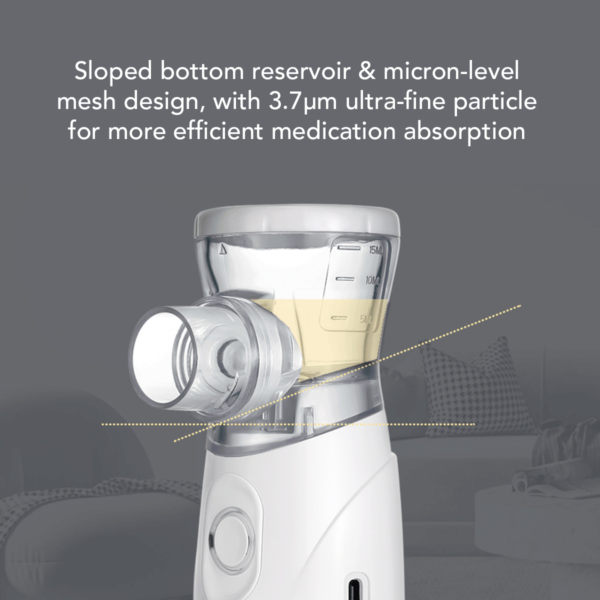 Sakumini Nebulizer Portable Mesh Alat Uap Bantu Pernafasan Anak - Image 6
