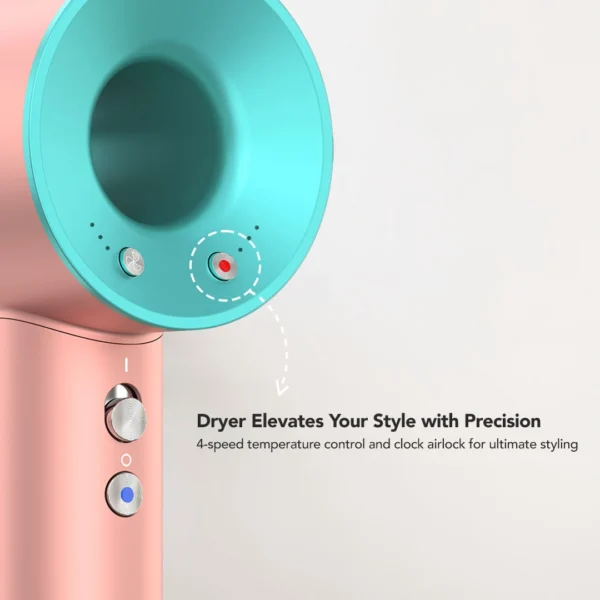 Sakumini Super Speed Hair Dryer Tourmaline Alat Pengering Rambut High Speed Turbo - Image 5