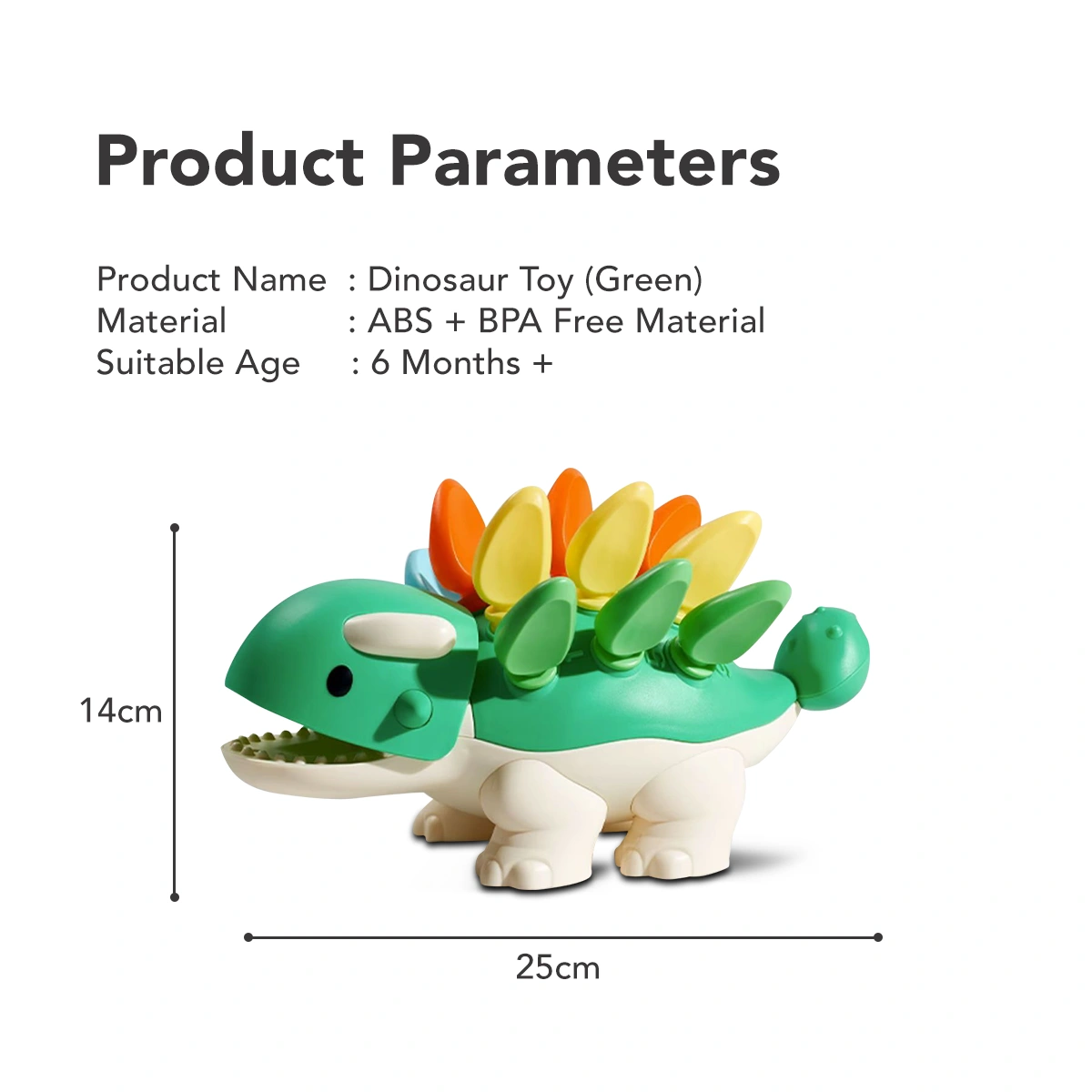 Sakumini Dinosaur Toy Mainan Latihan Motorik Sensorik Anak - Image 9