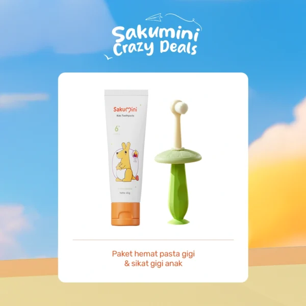 Sakumini Toothpaste Free Toothbrush