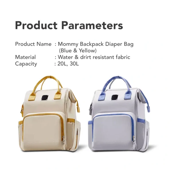 Sakumini Diaper Bag Travel Backpack Tas Popok Perlengkapan Multifungsi Anak Bayi Waterproof - Image 9