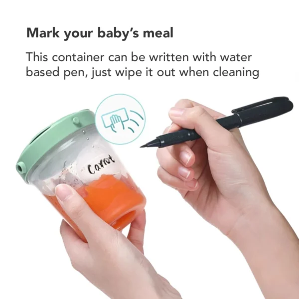 Sakumini Tempat Makan Mpasi Bayi Airtight Baby Food Container Set Isi 3 - Image 2
